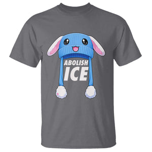 Abolish Ice T Shirt Blue Bunny Hat Pro Immigrant Resist Minnesota TS11 Charcoal Print Your Wear