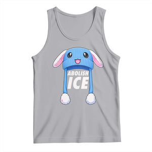 Abolish Ice Tank Top Blue Bunny Hat Pro Immigrant Resist Minnesota TS11 Athletic Heather Print Your Wear