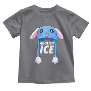 Abolish Ice Toddler T Shirt Blue Bunny Hat Pro Immigrant Resist Minnesota TS11 Charcoal Print Your Wear