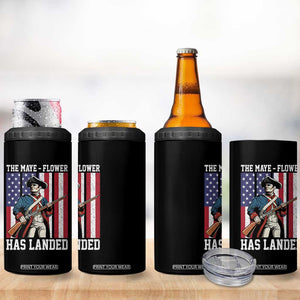 The Maye Flower Has Landed 4 in 1 Can Cooler Tumbler Funny Minutemen Football Fan TS11 Print Your Wear