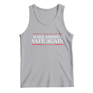 Make America Safe Again Tank Top Funny US Patriotic 4th of July TS11 Athletic Heather Print Your Wear