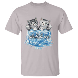 Abolish Ice T Shirt Cute Cat Melting Ice Pro Immigrant TS11 Ice Gray Print Your Wear