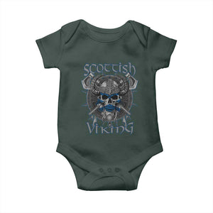 Scottish Viking Axes Celtic Knot Baby Onesie Scottish Flag TS11 Print Your Wear