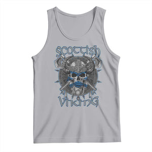 Scottish Viking Axes Celtic Knot Tank Top Scottish Flag TS11 Athletic Heather Print Your Wear