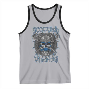 Scottish Viking Axes Celtic Knot Tank Top Scottish Flag TS11 Athletic Heather Black Print Your Wear