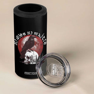 Ni Dieu Ni Maitre No God No Masters 4 in 1 Can Cooler Tumbler Raven Skull TS11 Print Your Wear