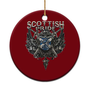 Scottish Pride Celtic Scotland Lion Rampant Ceramic Ornament TS11 1pc Red Print Your Wear