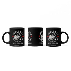 Just A Dad Who Always Came Back With The Milk Funny Bigfoot Father's Day Coffee Mug TS11 Print Your Wear