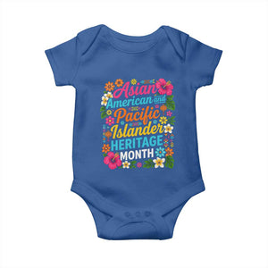 AAPI Asian American and Pacific Islander Heritage Month Baby Onesie TS11 Royal Blue Print Your Wear