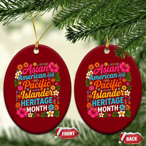 AAPI Asian American and Pacific Islander Heritage Month Ceramic Ornament TS11 Print Your Wear