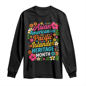 AAPI Asian American and Pacific Islander Heritage Month Long Sleeve Shirt TS11 Black Print Your Wear