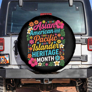 AAPI Asian American and Pacific Islander Heritage Month Spare Tire Cover TS11 No hole Black Print Your Wear