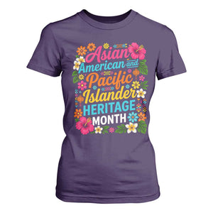 AAPI Asian American and Pacific Islander Heritage Month T Shirt For Women TS11 Purple Print Your Wear
