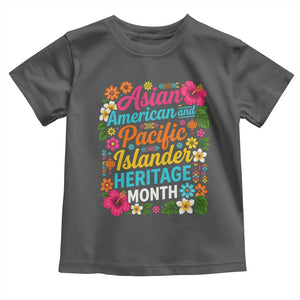 AAPI Asian American and Pacific Islander Heritage Month Toddler T Shirt TS11 Dark Heather Print Your Wear
