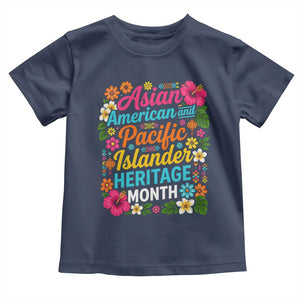 AAPI Asian American and Pacific Islander Heritage Month Toddler T Shirt TS11 Navy Print Your Wear