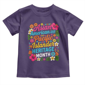 AAPI Asian American and Pacific Islander Heritage Month Toddler T Shirt TS11 Purple Print Your Wear