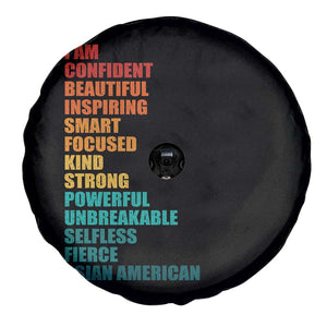 I Am Confident Beautiful Inspiring Asian American Spare Tire Cover AAPI Heritage Month TS11 Print Your Wear