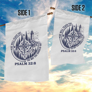 Christian Camping Garden Flag He Will Teach You The Way You Should Go TS11 Print Your Wear