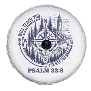 Christian Camping Spare Tire Cover He Will Teach You The Way You Should Go TS11 Print Your Wear