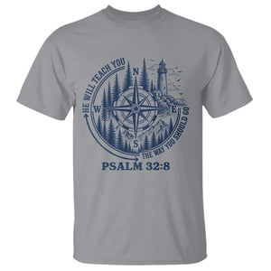 Christian Camping T Shirt He Will Teach You The Way You Should Go TS11 Sport Gray Print Your Wear