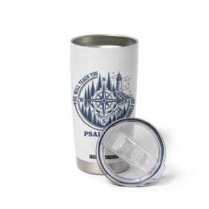 Christian Camping Tumbler Cup He Will Teach You The Way You Should Go TS11 Print Your Wear