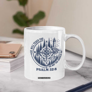 Christian Camping Coffee Mug He Will Teach You The Way You Should Go TS11 Print Your Wear