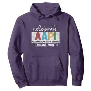 Celebrate AAPI Heritage Month Hoodie Asian American and Pacific Islander Countries TS11 Purple Print Your Wear