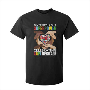 AAPI Heritage Month T Shirt For Kid Diversity Is Our Superpower Asian American and Pacific Islander Countries TS11 Black Print Your Wear