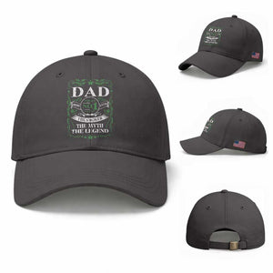 Funny Weed Cannabis Dad Baseball Cap Worlds No 1 Best Dad Ever The Smoker The Myth The Legend TS11 Baseball Cap Universal Fit Dark Gray Print Your Wear