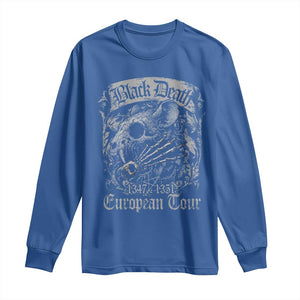 Black Death European Tour Long Sleeve Shirt Plague Rat Medieval History Gothic TS11 Royal Blue Print Your Wear