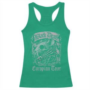 Black Death European Tour Racerback Tank Top Plague Rat Medieval History Gothic TS11 Irish Green Print Your Wear