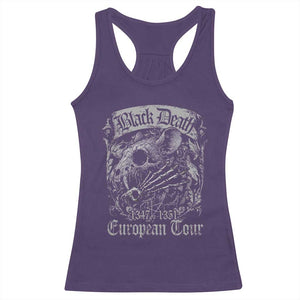 Black Death European Tour Racerback Tank Top Plague Rat Medieval History Gothic TS11 Purple Print Your Wear
