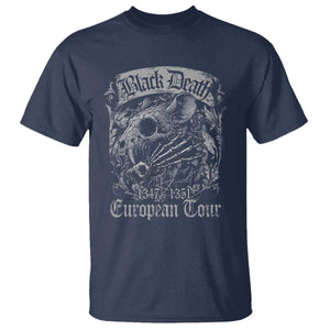 Black Death European Tour T Shirt Plague Rat Medieval History Gothic TS11 Navy Print Your Wear