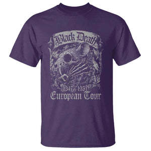Black Death European Tour T Shirt Plague Rat Medieval History Gothic TS11 Purple Print Your Wear