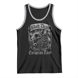 Black Death European Tour Tank Top Plague Rat Medieval History Gothic TS11 Black Athletic Heather Print Your Wear