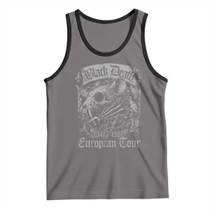 Black Death European Tour Tank Top Plague Rat Medieval History Gothic TS11 Deep Heather Black Print Your Wear