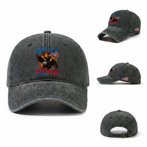 WTF Is A Kilometer Abraham Lincoln Washed Cotton Baseball Cap Funny USA Patriotic 4th of July