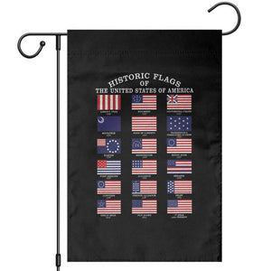 Historic Flags of The United States of America Garden Flag US History 4th of July