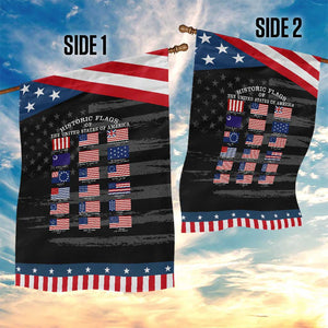 Historic Flags of The United States of America Patriotic Garden Flag US History 4th of July TS11 Print Your Wear