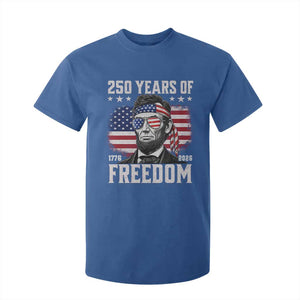 Abraham Lincoln 250 Years Of Freedom T Shirt For Kid 1776 2026 4th of July
