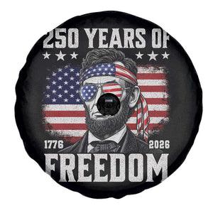Abraham Lincoln 250 Years Of Freedom Spare Tire Cover 1776 2026 4th of July