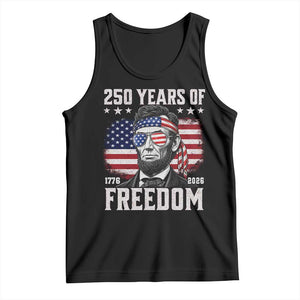 Abraham Lincoln 250 Years Of Freedom Tank Top 1776 2026 4th of July
