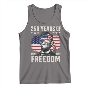 Abraham Lincoln 250 Years Of Freedom Tank Top 1776 2026 4th of July