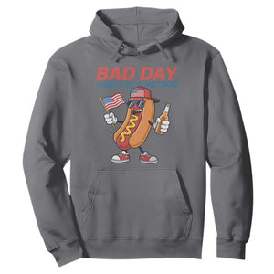 Bad Day To Be A Hot Dog Hoodie Funny BBQ Grilling 4th of July