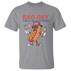 Bad Day To Be A Hot Dog T Shirt Funny BBQ Grilling 4th of July