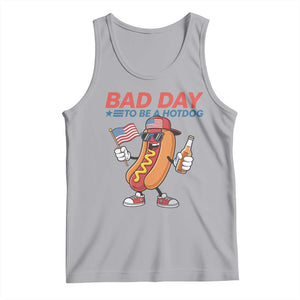 Bad Day To Be A Hot Dog Tank Top Funny BBQ Grilling 4th of July