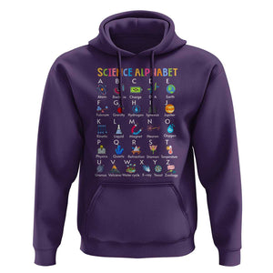 Science Hoodie Alphabet Physical Is All Around Us Teacher TS11 Purple Print Your Wear