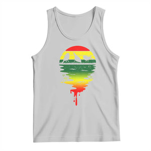 Three Birds Tank Top Rasta Sunset Reggae Music Jamaica Reflection TS11 Ash Print Your Wear