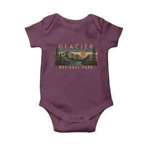Glacier National Park Baby Onesie Montana Wildlife Nature Lover