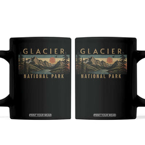 Glacier National Park Coffee Mug Montana Wildlife Nature Lover TS11 Black Print Your Wear